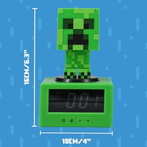 Paladone Minecraft Creeper Alarm Clock 1