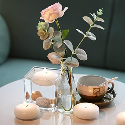 Tuyai Floating Candles Set of 36 3 Inch White Dripless 1