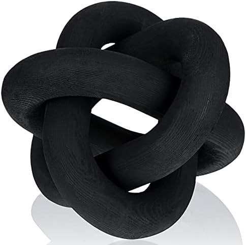 Yalikop 3 Link Wood Knot Decor - Black