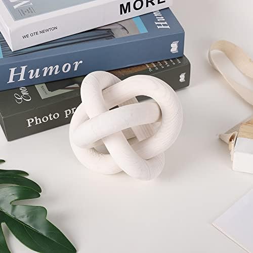 DEERWIN Wood Knot Chain Link Decor 3-Link