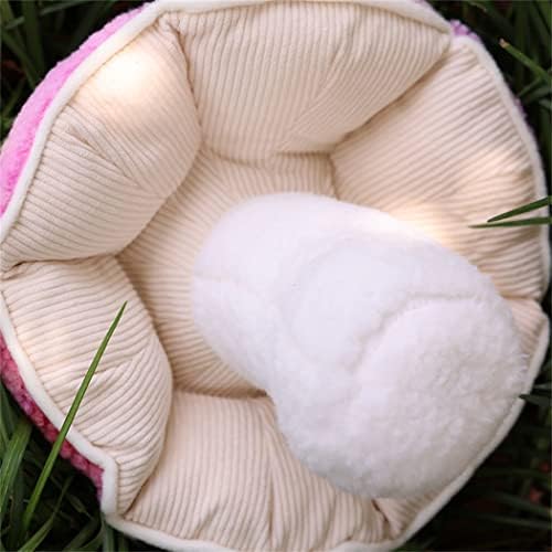 Lichenhao Mushroom Pillow - 32cm Khaki Floor Cushion