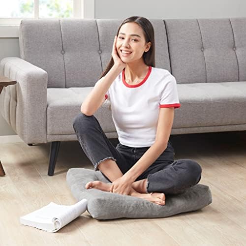 Degrees of Comfort Floor Pillow Set of 2 Grey