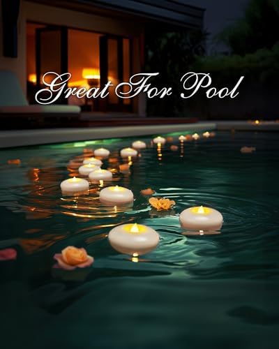 Homemory 24-Pack 3 Flameless LED Floating Candles
