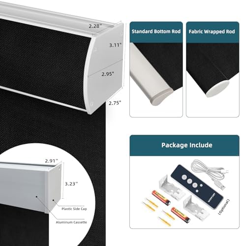 WEFFORT 5 Openness Smart Blinds with Alexa Google Assistant Compatibility