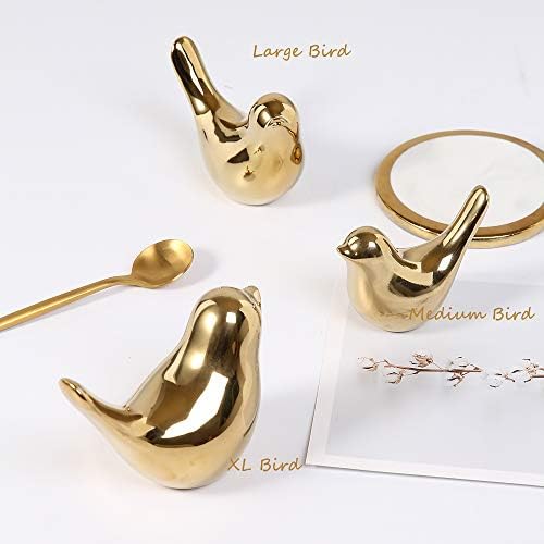 FANTESTICRYAN Golden Bird Statue Modern Home Decor