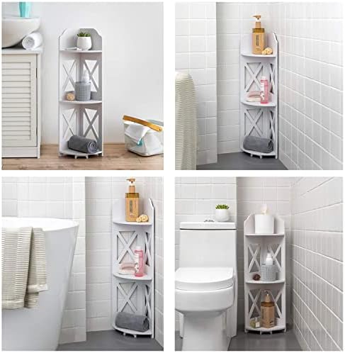 Corner Shelf Stand for Small Spaces Waterproof and Durable