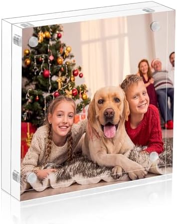 NIUBEE 5x5 Magnetic Photo Frame with Gift Box