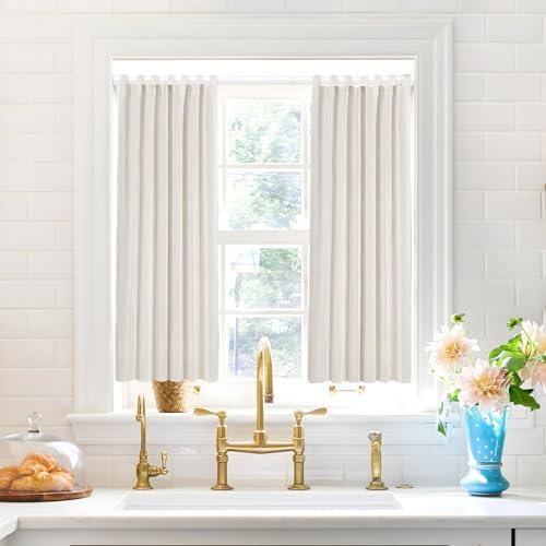MEXAU Adjustable Spring Curtain Rod 28-48 Inch No Drilling 1