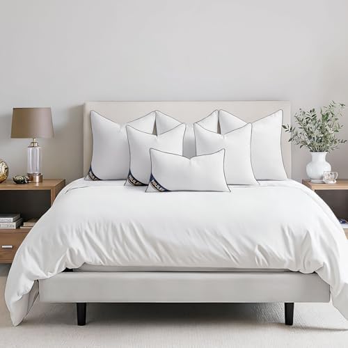 MIULEE 18x18 Pillow Inserts Set of 2 Throw Pillow Fillers