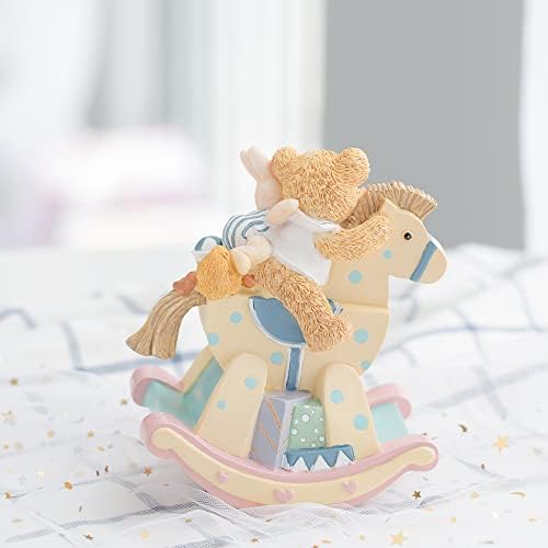 Love for You Music Box Bear Rabbit Rocking Horse