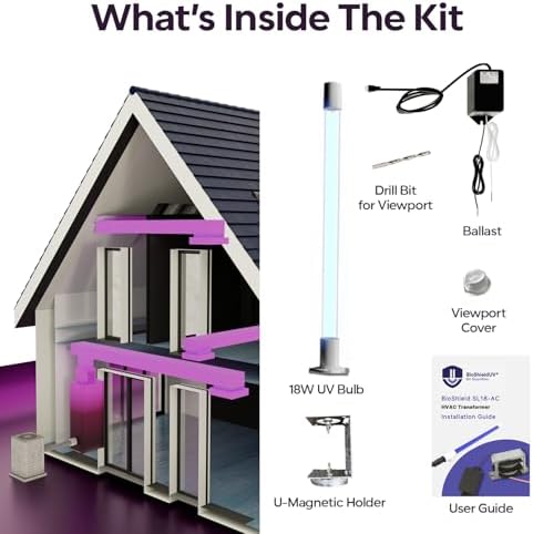 BioShieldUV 18W HVAC UV Light Purifier Bulb