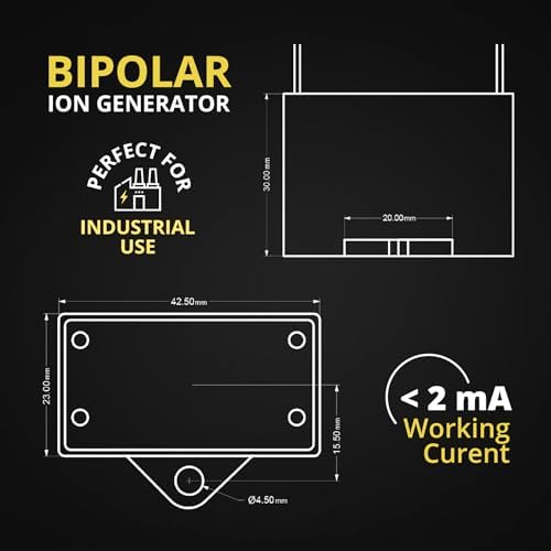 SHOPCORP Bipolar Ionization Module 110V120VAC Ion Generator