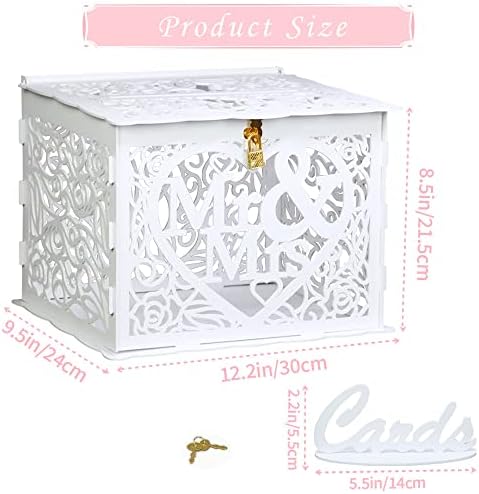 Jolik Wedding Money Box Holder with Sign