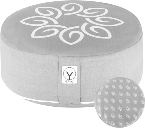 Y O GAYO Meditation Cushion with Washable Cover
