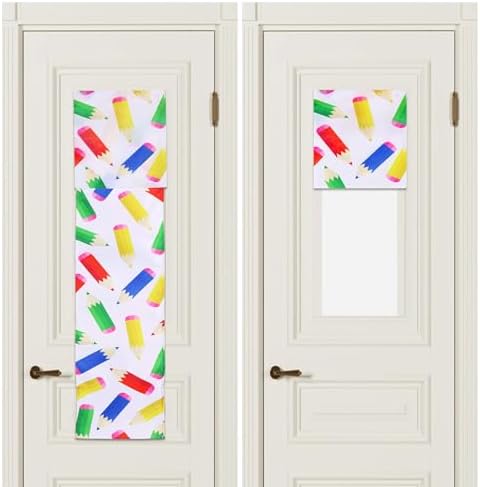 ChYoung Classroom Door Window Cover Blackout Shades 8x36 Inch 1