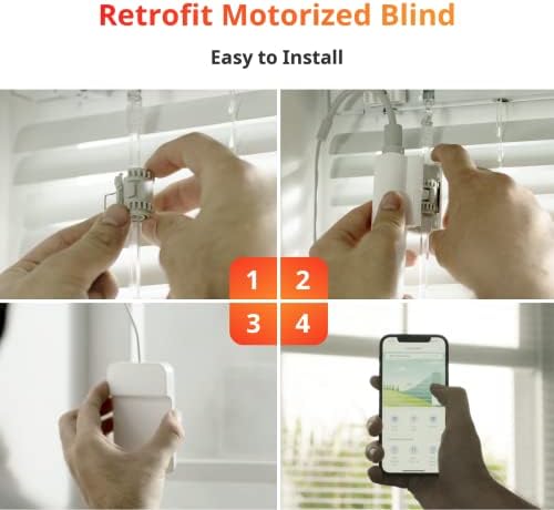 SwitchBot Blind Tilt - Smart Motorized Blinds with Solar Power and Alexa Control