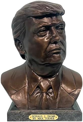 Donald J Trump Bronze Bust - Handcrafted in USA