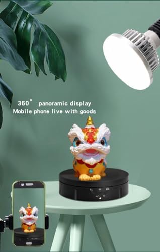 JAYEGT Motorized Rotating Display Stand - Black