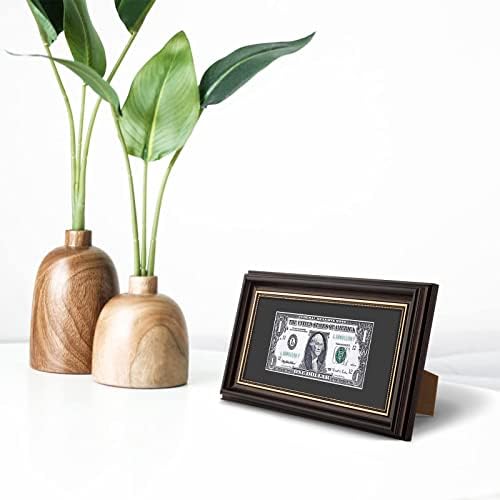 Space Art Deco 4x9 Dollar Bill Frame with Mat 1