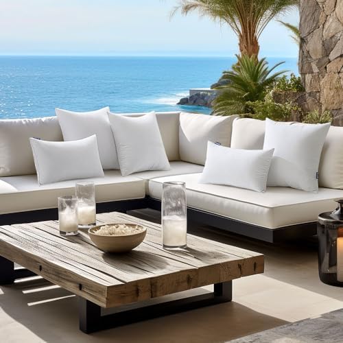 MIULEE 2 Pack 12x20 Inch Waterproof Pillow Inserts 1