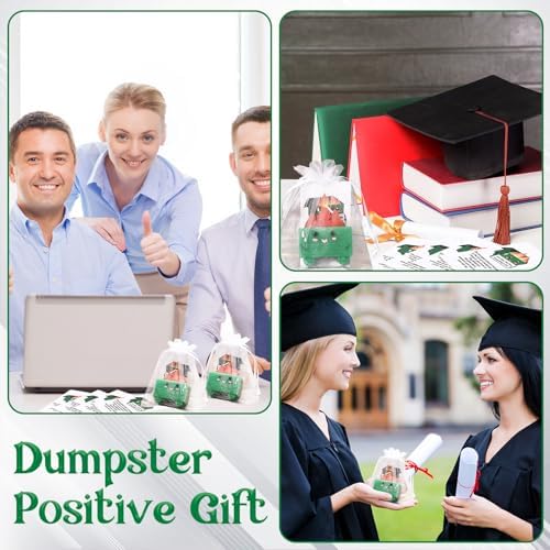 12 Set Dumpster Fire Scent Candle Gift Set Green
