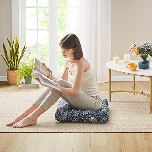 Codi Indigo Elephant Floor Pillow Set of 2 1