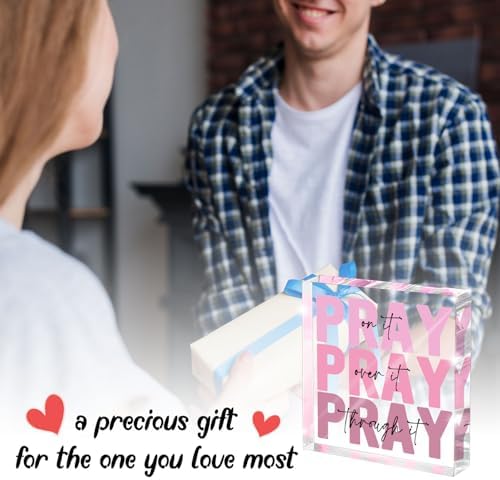 Pink Inspirational Bible Verse Wall Art for Women 1