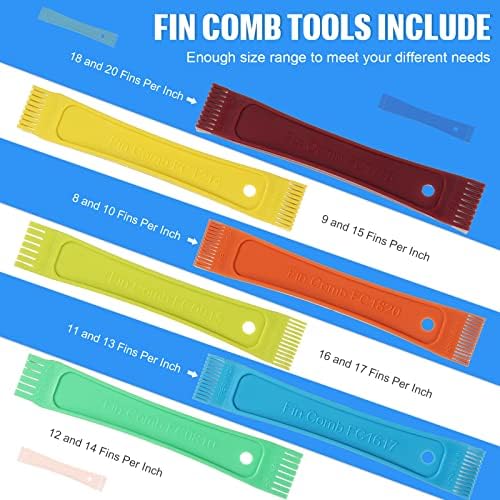 CHENGU 2-Piece Air Conditioner Fin Comb Tool Set