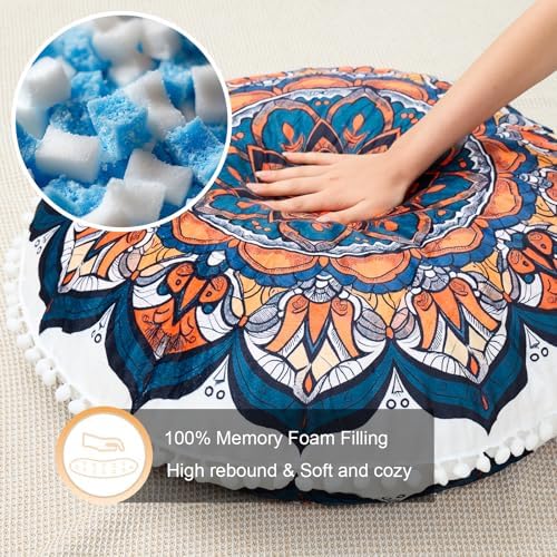 Turnextte 32 in Memory Foam Floor Cushion