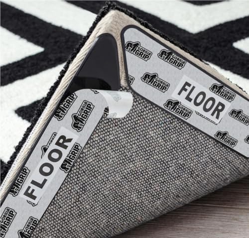 GORILLA GRIP 16 Pack Rug Gripper Pads for Hard Floors 1