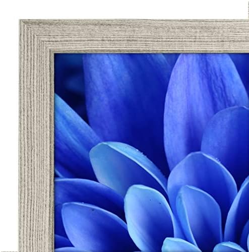 Americanflat A4 Picture Frame with Driftwood Finish and Shatter-Resistant Glass