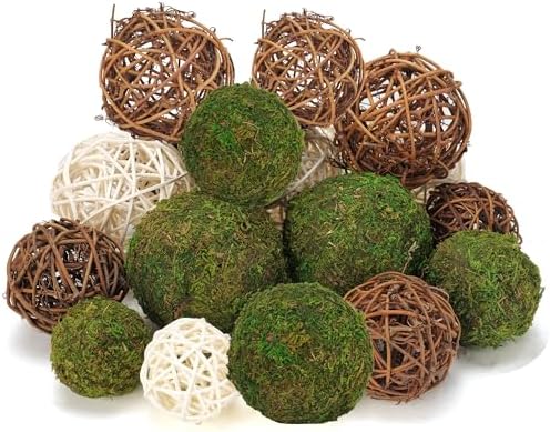 USMOLA 18Pcs Decorative Balls for Centerpieces