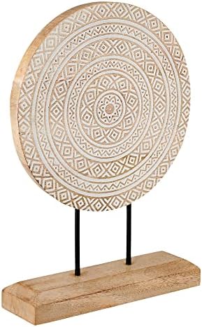 Eximious India Farmhouse Mandala Table Sculpture 10 x 14