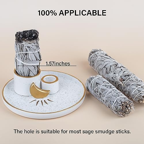 ZenBless Incense Candle Holder with Ash Tray - Gold