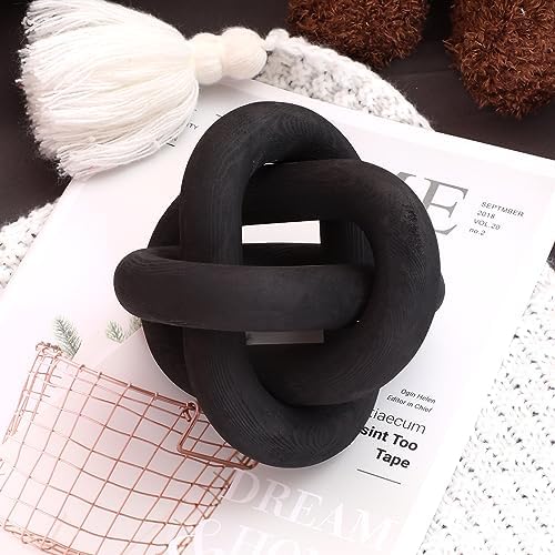 Yalikop 3 Link Wood Knot Decor - Black