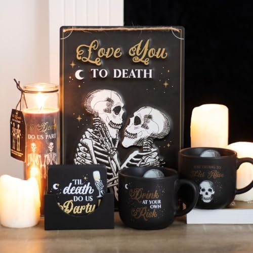 Til Death Do Us Part Amber Noir Tube Candle 1