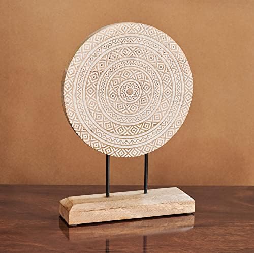 Eximious India Farmhouse Mandala Table Sculpture 10 x 14