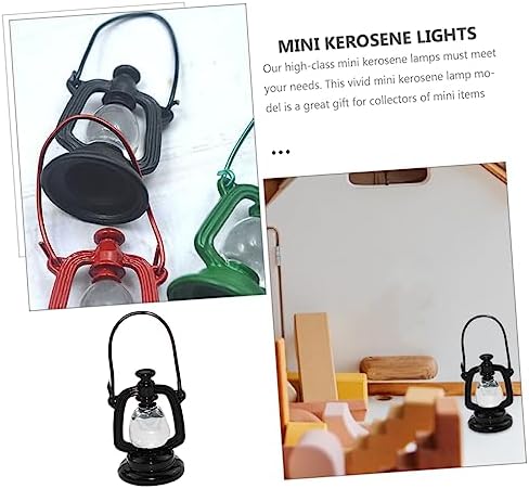 ERINGOGO Vintage Kerosene Lantern with Tealight Holder
