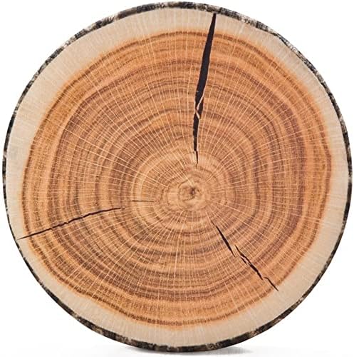HYSEAS Decorative Wood Log Round Throw Pillow