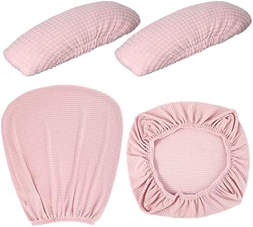 Tallew 4 Pcs Office Chair Covers Set for Rotating Chairs 1