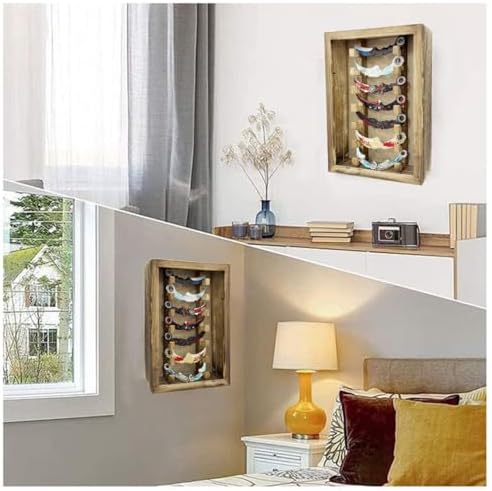 LITAITAI Knife Display Case - Pocket Knife Wall Mount