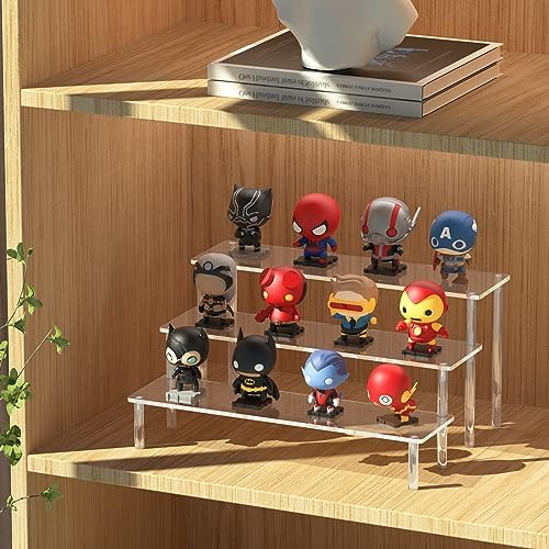Acrylic 3 Tier Display Risers for Perfume and Dessert Display
