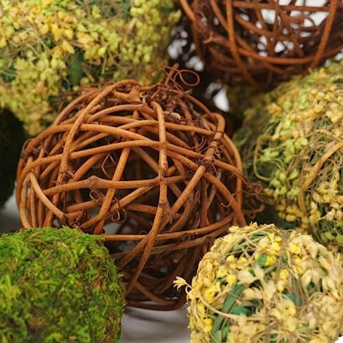 BYHER 18PCS Decorative Balls Set for Home Decor