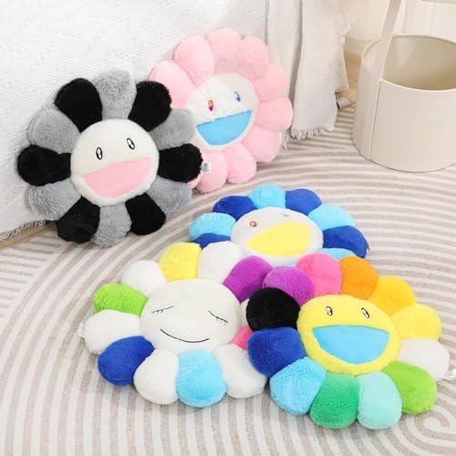 FIONOUT Flower Shaped Throw Pillow 40cm157in