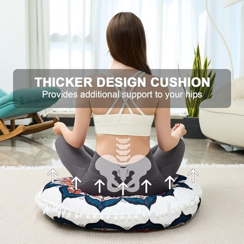 Turnextte 32 in Memory Foam Floor Cushion