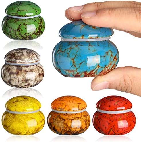 Bucherry 6-Piece Small Urn for Human Ashes 1