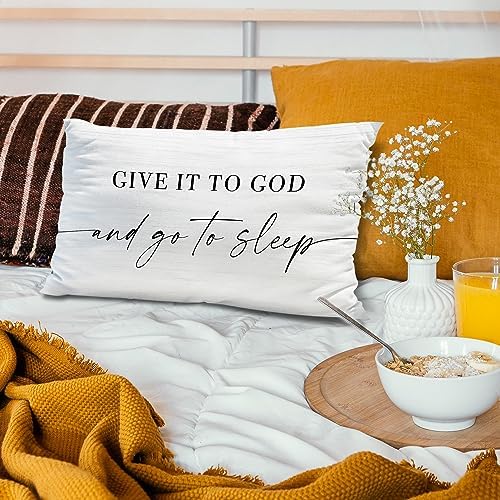 Knibeo 12x20 Flannel Pillow Cover White