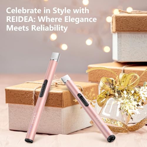 REIDEA S4 Pro Flameless Windproof Electric Lighter Rose Gold