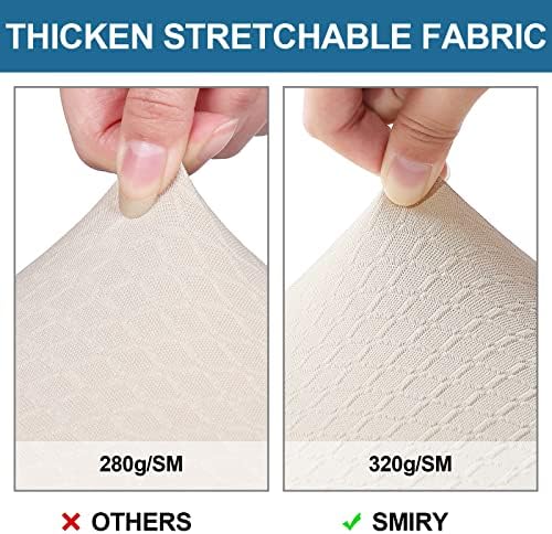 Smiry Waterproof Seat Covers Set of 4 Beige