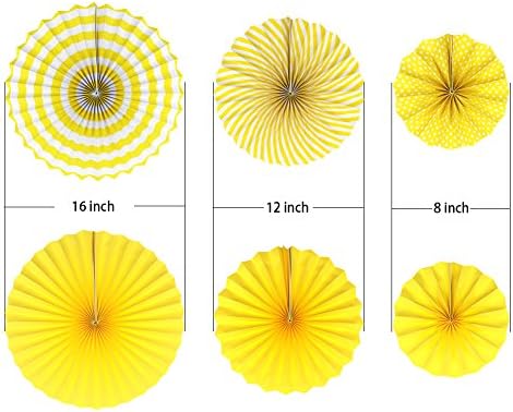 ADLKGG Decorative Folding Fans Set of 6